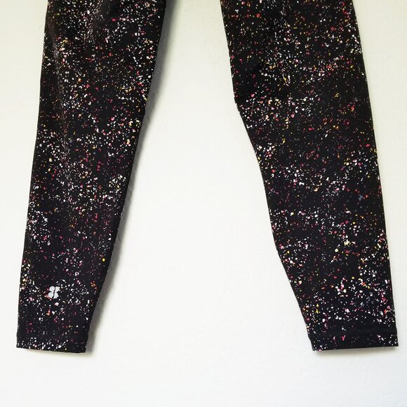 Sweaty Betty Power Pocket Workout 7/8 Leggings Women's 8-10 M Confetti Black - Picture 15 of 16